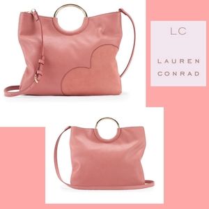 Lauren Conrad Rose Heart Convertible Crossbody Bag